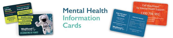 Mental Health information pocket cards